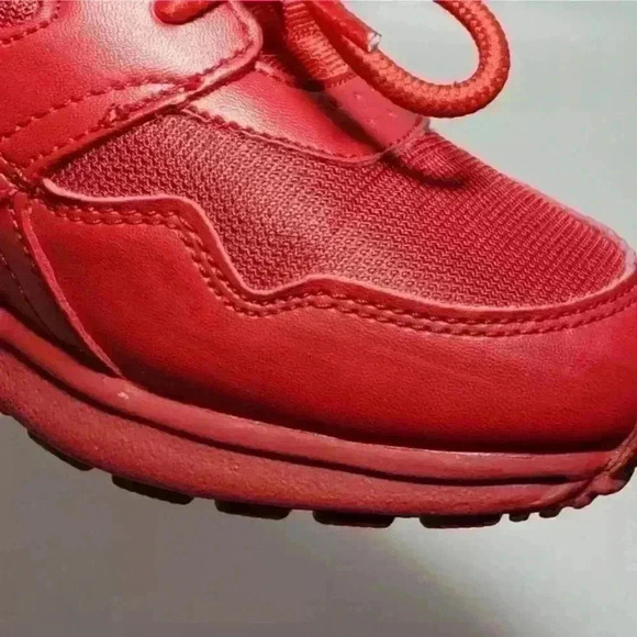 Heelys Skate Shoe Red Force Sneaker Wheeled Low Top SZ Youth 4 - Picture 6 of 14